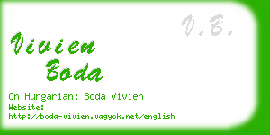 vivien boda business card
